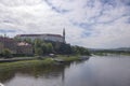 Chateau in the town of DÃâÃ¢â¬ÂºÃâÃÂÃÆÃÂ­n by the river Elbe